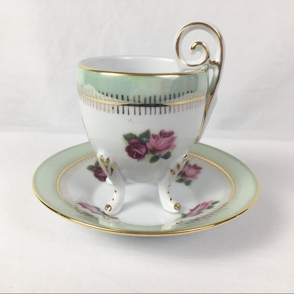 Vintage Petite Teacup & Saucer Set